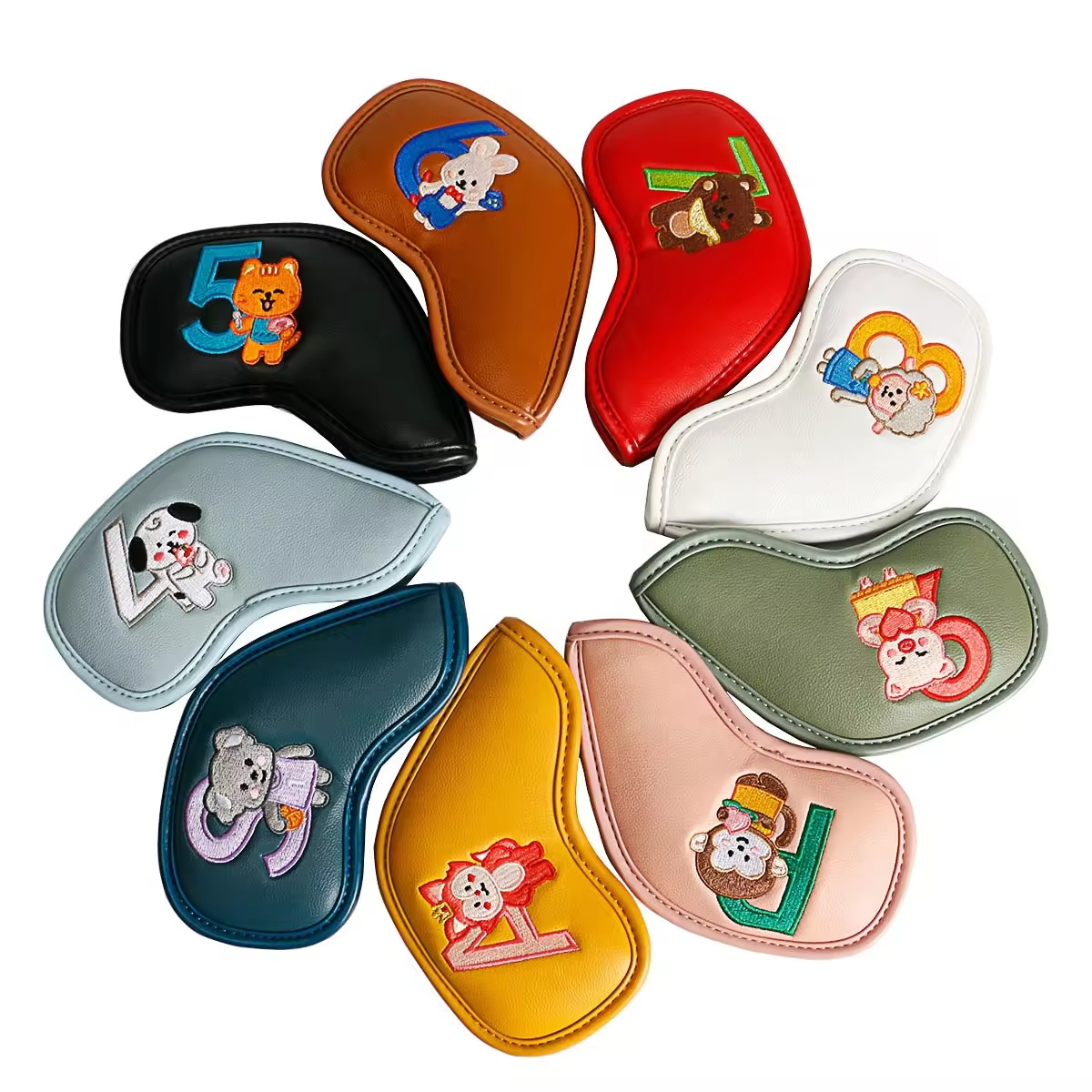 9Pcs Cute Cartoon Animal Golf  - đánh giá và giá Golf Equipment Deals