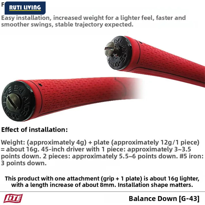 Original Golf Club Grip Lead W - đánh giá và giá Golf Equipment Weight