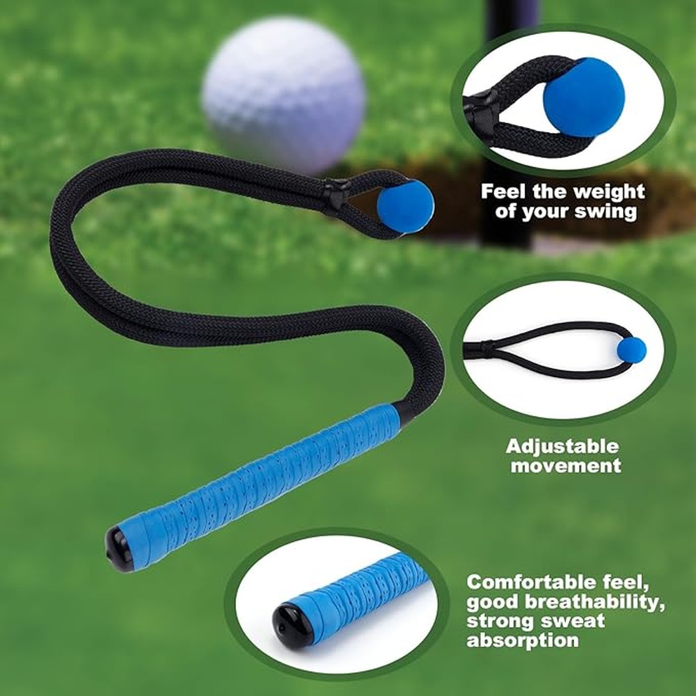 Golf Rope Swing Trainer Blue B - đánh giá và giá Golf Equipment Essentials