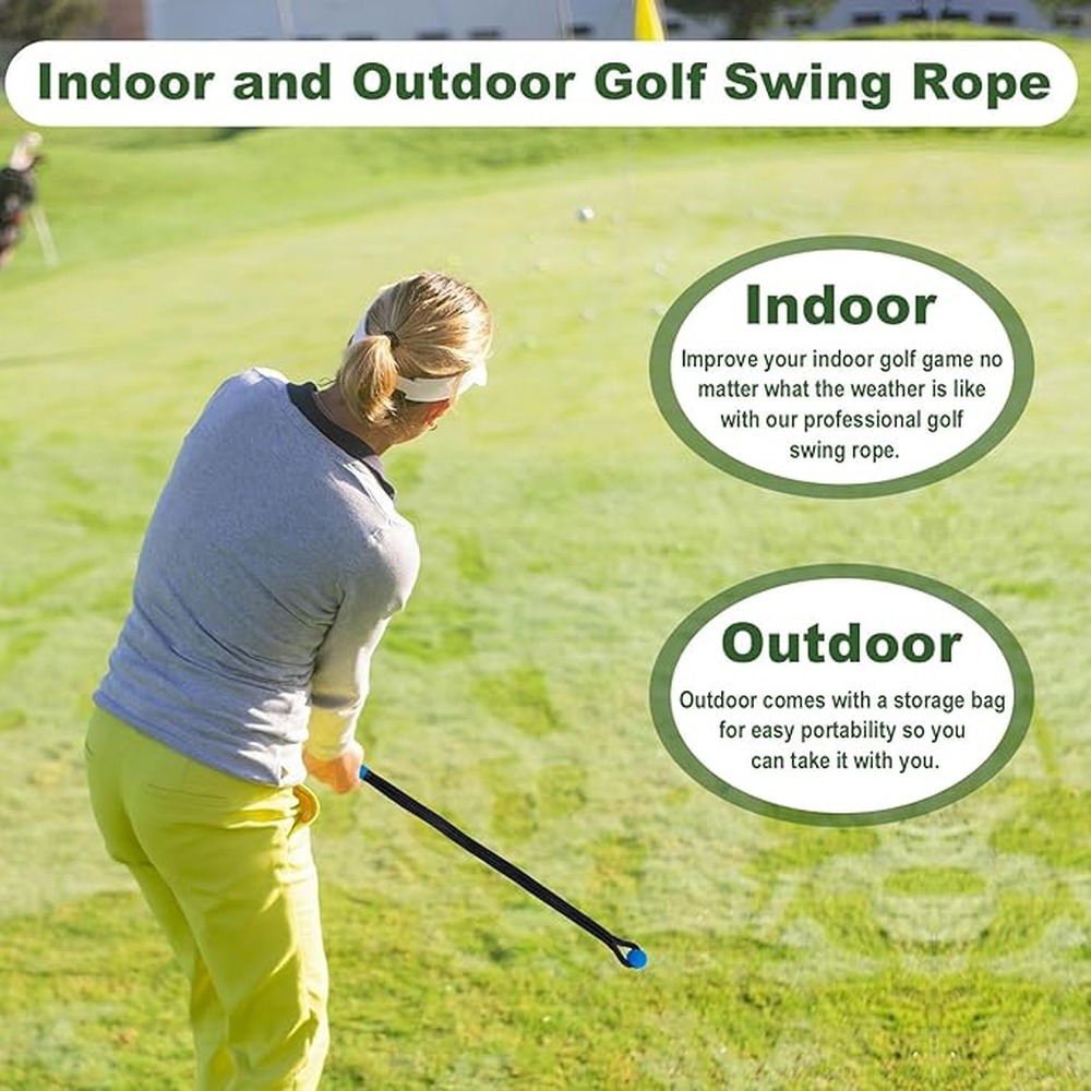 Golf Rope Swing Trainer Blue B - đánh giá và giá Golf Equipment Essentials